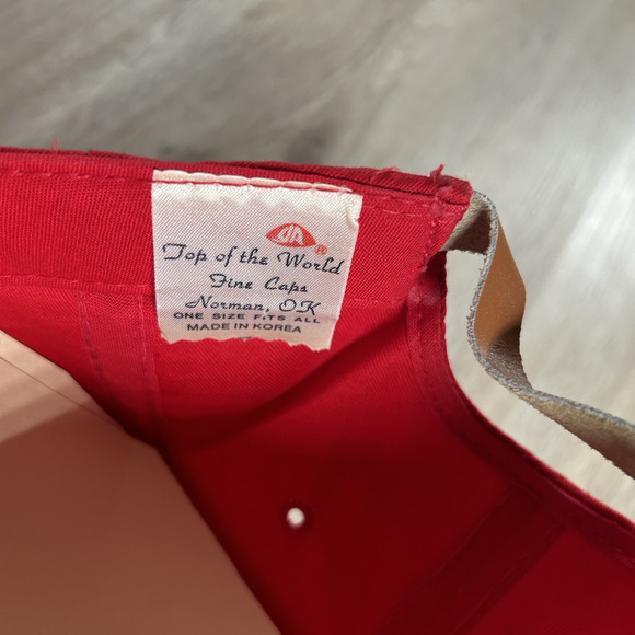 Vintage New Mexico Lobos Hat Strapback College Youngan Red Rope Cap - Picture 4 of 8